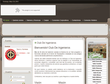 Tablet Screenshot of clubdeingenieros.net